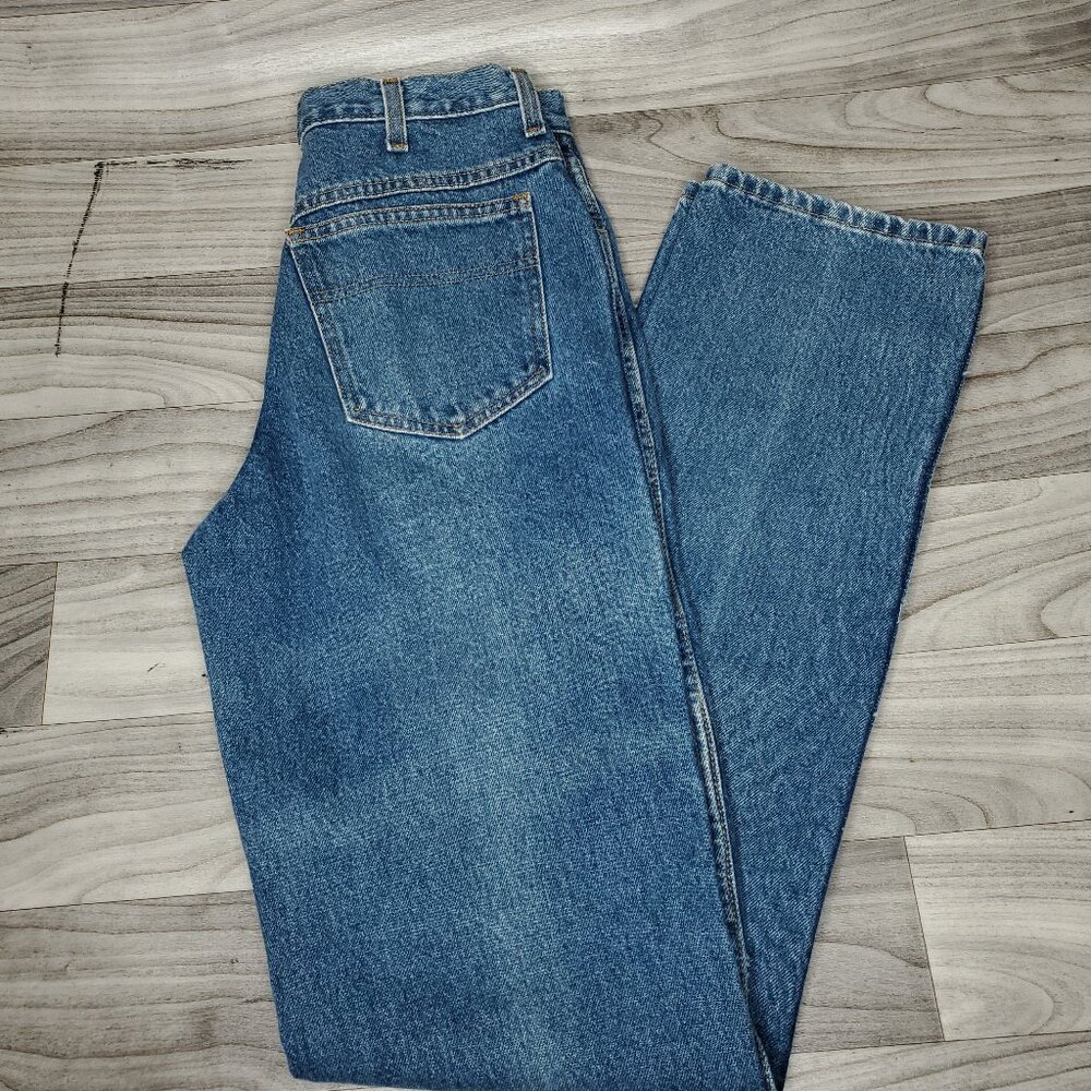 Cinch Jeans Mens 28x36 Blue Denim Straight Leg Western Riding Cowboy Green Label